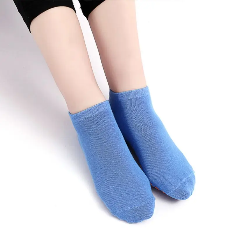 

Fitness Gym Socks Skid Slip Grippers Socks Pilates Ballet Barre Yoga Running Cycling Socks For Women Foot Massage Sportswear