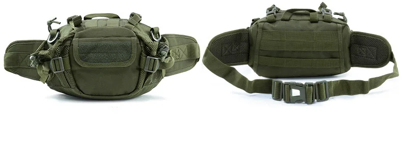 Тактическая поясная сумка Оксфорд для отдыха на природе Военная Сумка для кемпинга походная Водонепроницаемая поясная сумка камуфляжная спортивная сумка для альпинизма на плечо