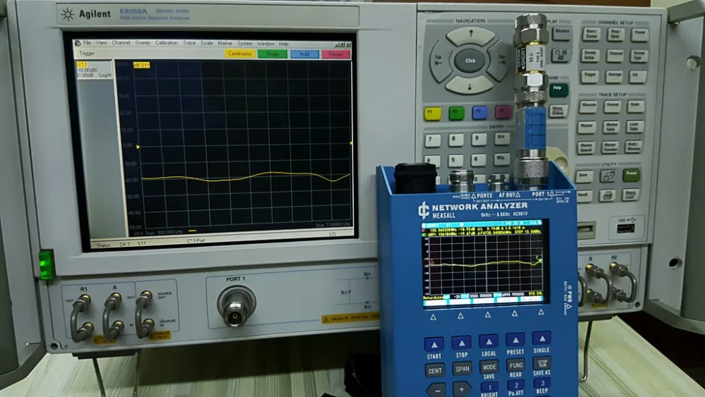 KC901V 6,8 ГГц скалярный сетевой анализатор сила поля Частота развертки генератор