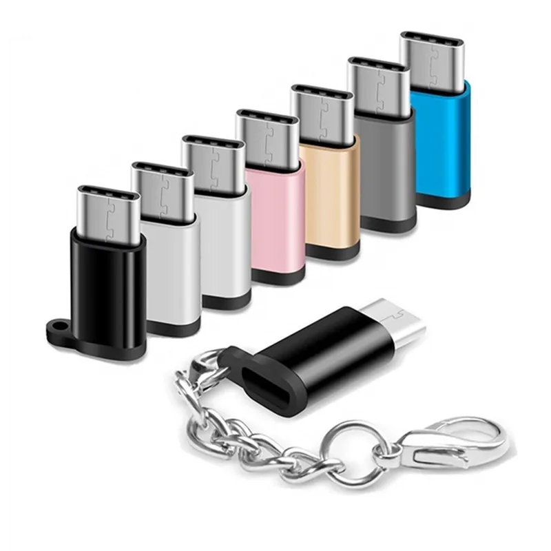 Metal Micro Usb To Usb C Adapter Cable For Samsung Galaxy S10 S20 S21