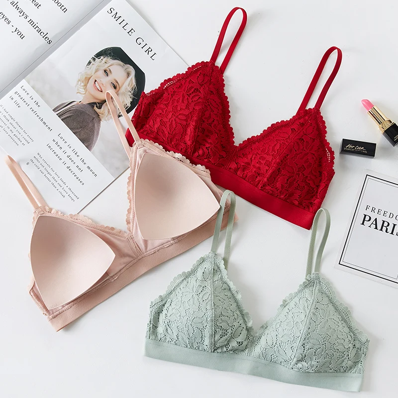 Новинка комплект с бесшовным бюстгальтером майкой для молодых девушек нижнего