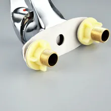 Кран для раковины ванной комнаты хромированная отделка Водопад Носик Одной ручкой смеситель