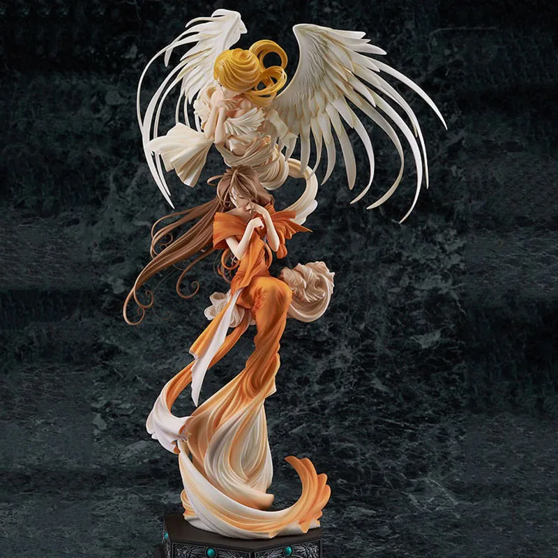 Collection Model Girl Doll Japan Anime MF 25th Anniversary My Goddess Belldandy with Holybell Ver Action Figure PVC Unisex 32cm | Игрушки и