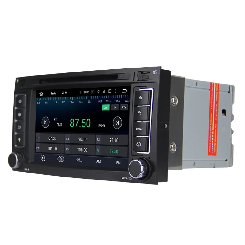 Top 5pcs 1024X600 Android 7.1 Quad Core Car DVD GPS Radio for Volkswagen V W T ouareg Transporter Multivan  4G Stereo system 2