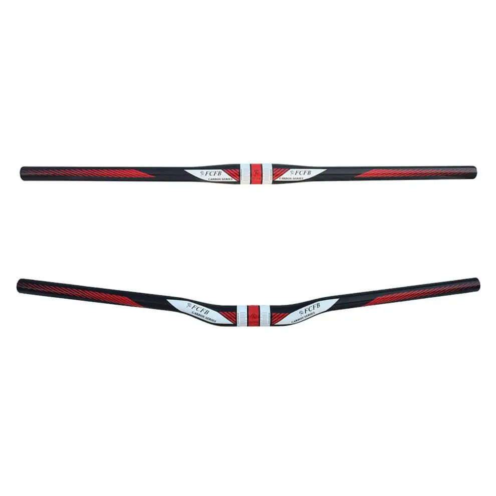 FCFB 3K Glassy T800 углеродное волокно руль для MTB велосипедов