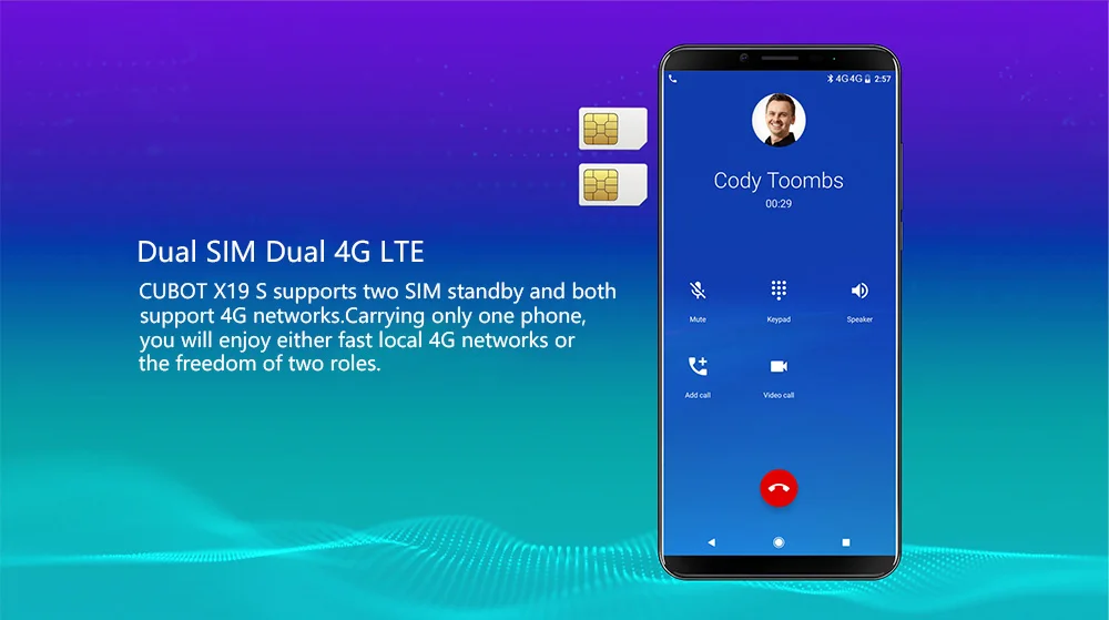 Cubot X19S смартфон Helio P23 Восьмиядерный Процессор Телефон двойная камера 16 МП 5,9" 2160*1080 FHD+ Face ID 4000 мАч большой аккумулятор 4 Гб+ 32 Гб Памяти 4G LTE Сети