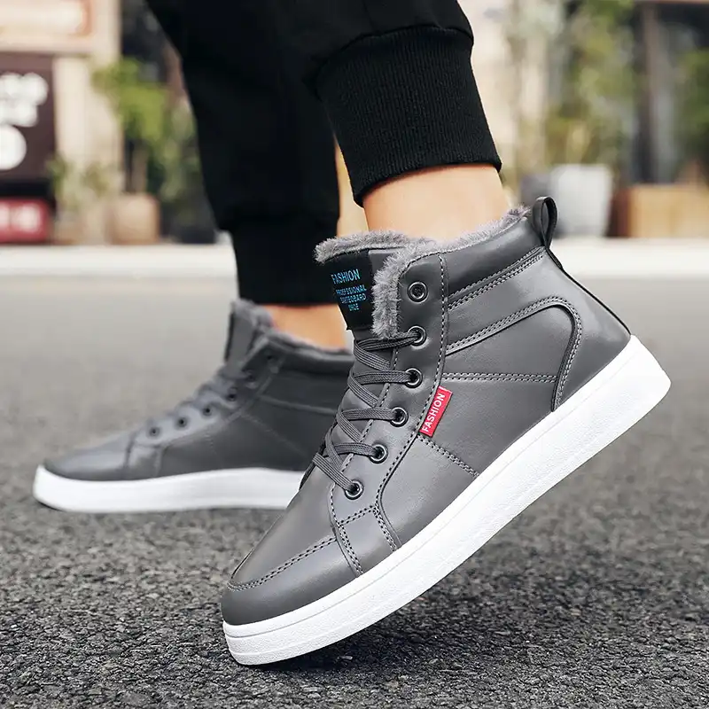 chaussures plates homme hiver
