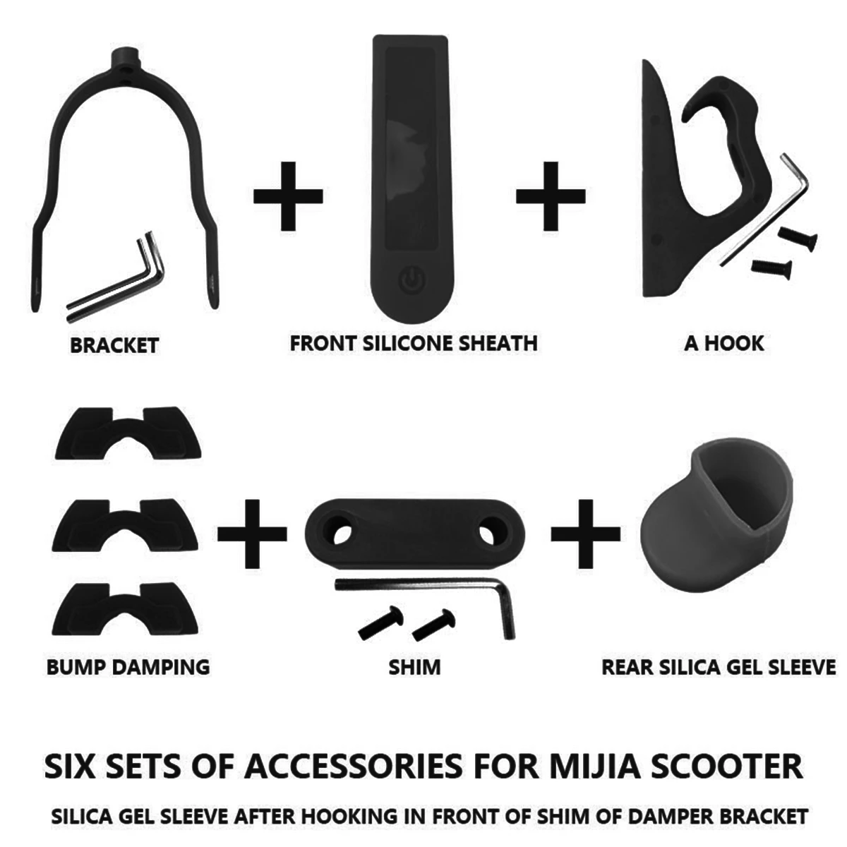 Set 2/3/4/5/6pcs/set For Xiaomi M365 Pro Accessories Electric Scooter