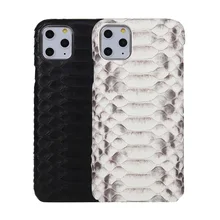 Genuine Leather Snake Phone Cases For iPhone 11 Pro Max 11Pro Luxury Cute Python Skin Thin Hard Cover Cases for iPhone11 ProMax