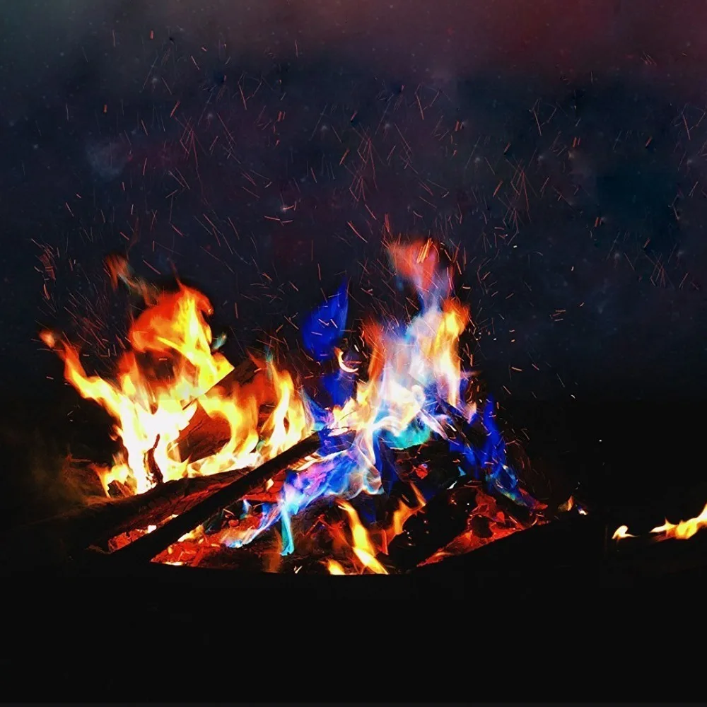 25 г улучшенная версия фокусов для магов мистический огненный цвет пламя порошок костер цвет ing агент принадлежности для вечеринки на открытом воздухе