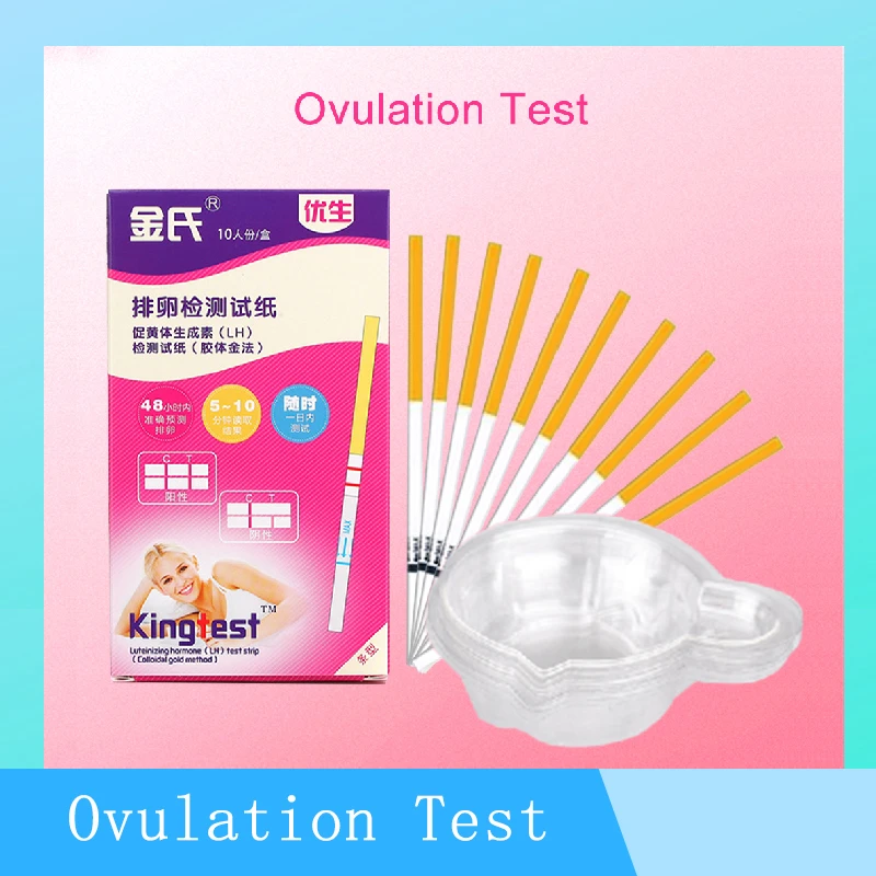 10 Pcs Ovulation Rapid Test Stick Lh Hcg Test Strips Accu Chek Predictor Fertility For Woman Ovulation Ken Check Pharmaceutical Aliexpress
