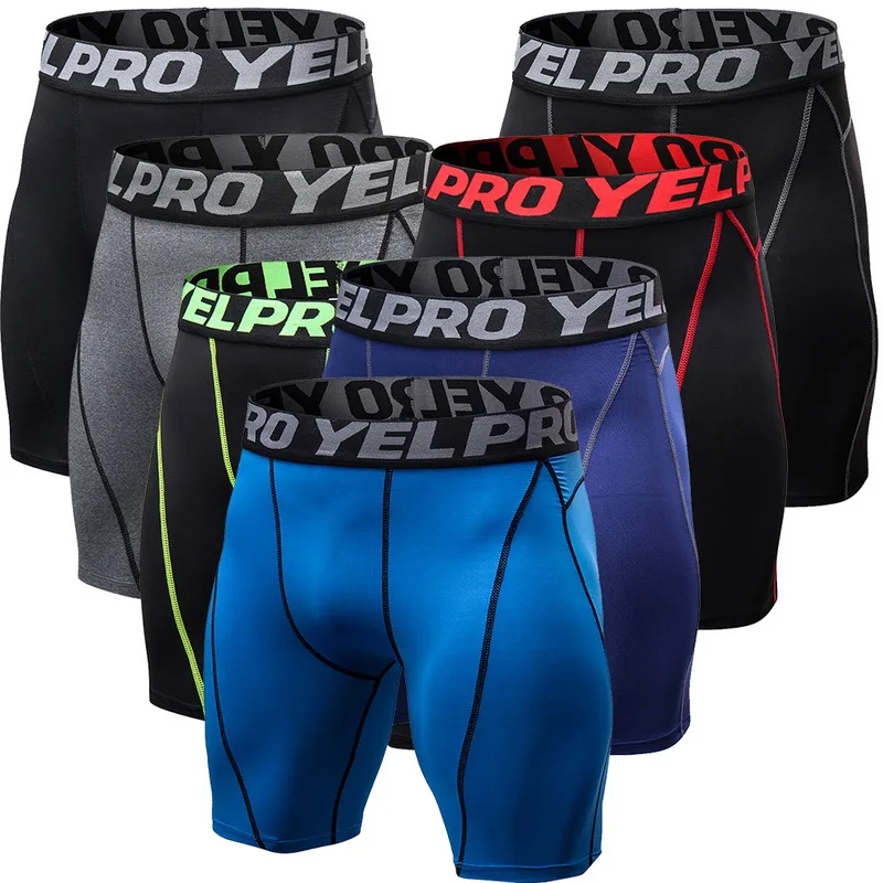 Brand New Compression Shorts Men Casual Bodybuilding Quick Dry Skinny Bottoms Patchwork Jogging Sweat Gym Shorts Male Sportswear Brand New Compression Shorts Men Casual Bodybuilding Quick Dry Skinny Bottoms Patchwork Jogging Sweat Gym Shorts Male Sportswear