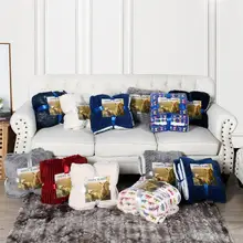 Плотное Фланелевое Двухслойное одеяло из овчины с узором в виде ананаса, 150x120 см, плотное флисовое шерстяное одеяло 30N26