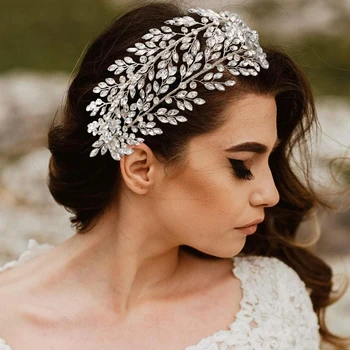 

AHW019 Wedding Headpieces Shining Rhinestone Headbands for Women Bridal Hair Pieces Wedding Hair Piece Wedding Hair Accessories