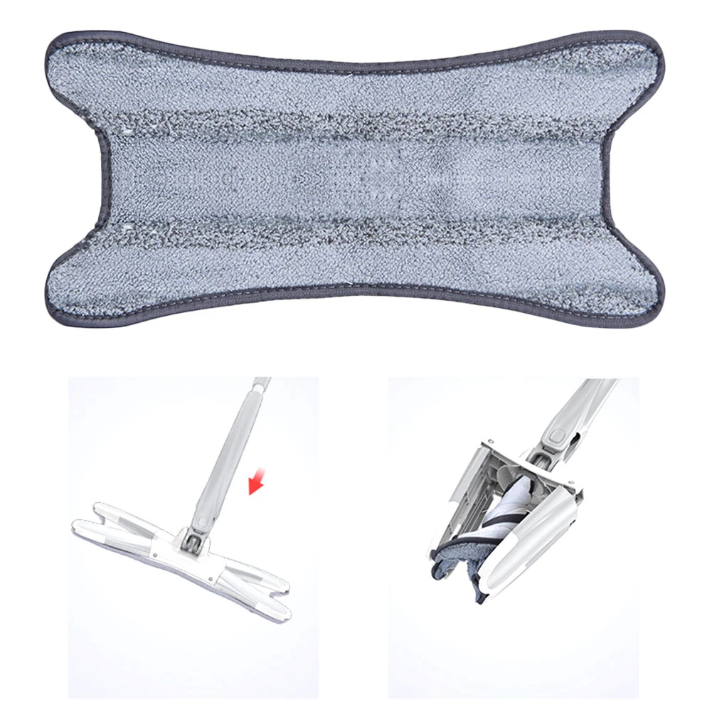 

1/3/5pcs X-type Microfiber Mop Cloth Replacement Hand-free Wash Flat Mop Pad Household Cleaning Tool Extrusion Spinning Mop Rag