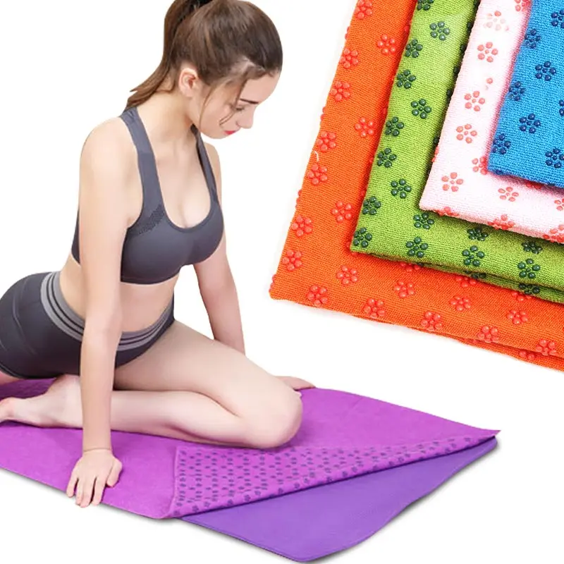 

Newly Yoga Mat Cover Towel Non Slip Microfiber Yoga Mat Size 183cm*63cm 72''x24'' Shop Anti Skid Towels Pilates Blankets Fitness