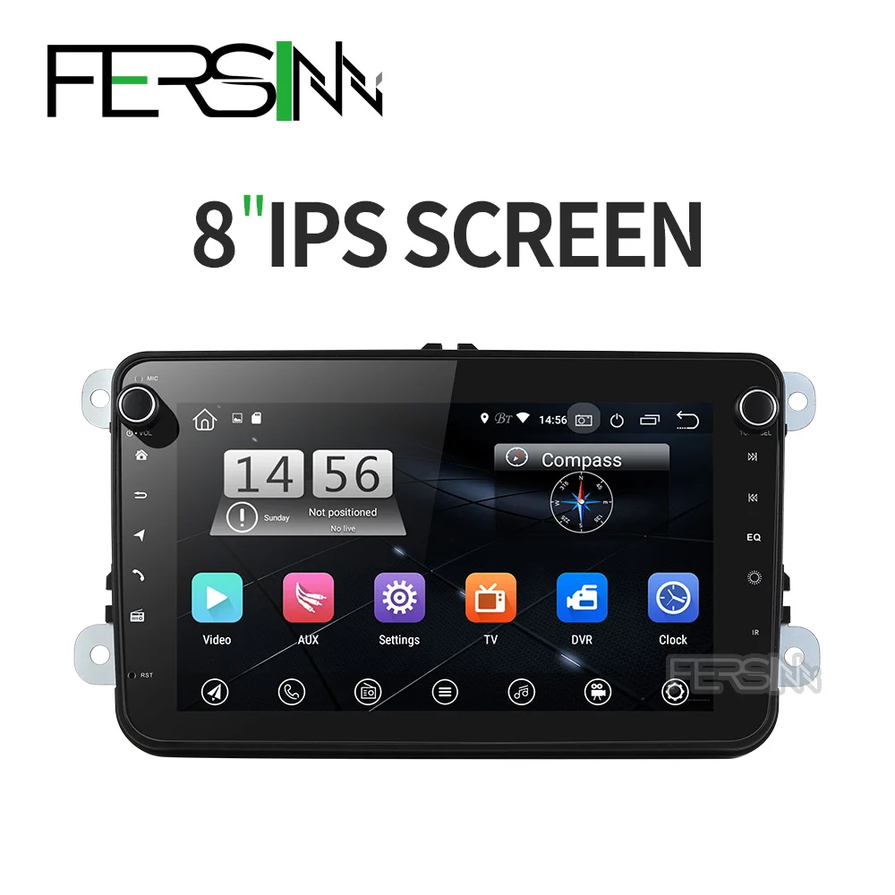 Fersinny CDZ8060 PX30 android 9,0 автомобильный dvd gps навигатор для skoda для volkswagen golf polo tiguan passat 2 din gps плеер автомобиля