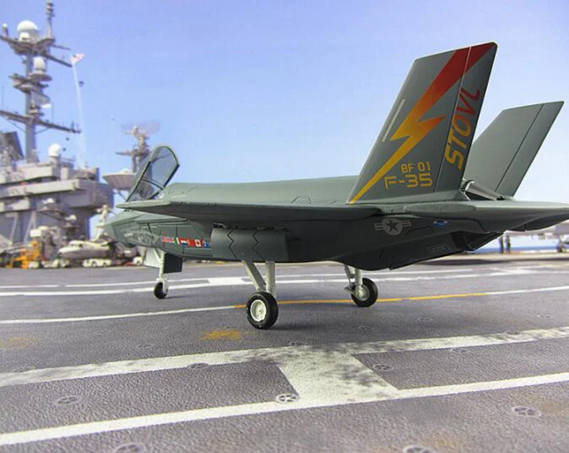 1/48 весы Темно-Синяя армия F35B истребитель Американский США модели самолетов для взрослых и детей игрушки для демонстрации коллекция игрушек