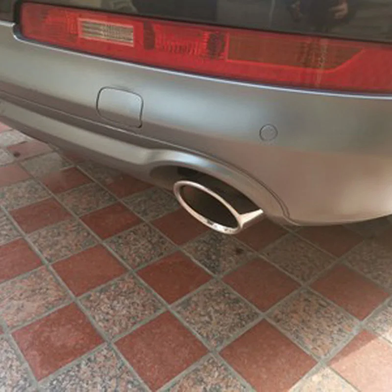 1Pcs η ƿ   ÷  ̳  90mm ƿ Q7 Retroftting Tailpipe Ʃ ڵ ׼