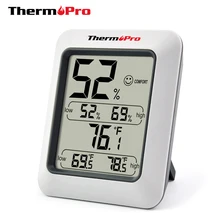 Thermopro – thermomètre et hygromètre numérique TP50, appareil de mesure de la température et de la météo pour la maison