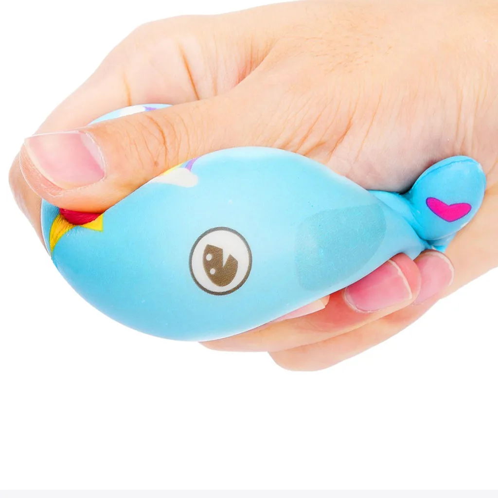Cartoon Whale Super Slow Rising Animal Toys For Children Birthday Funny Gift Antistress Relieve Stress Cure Gift #A