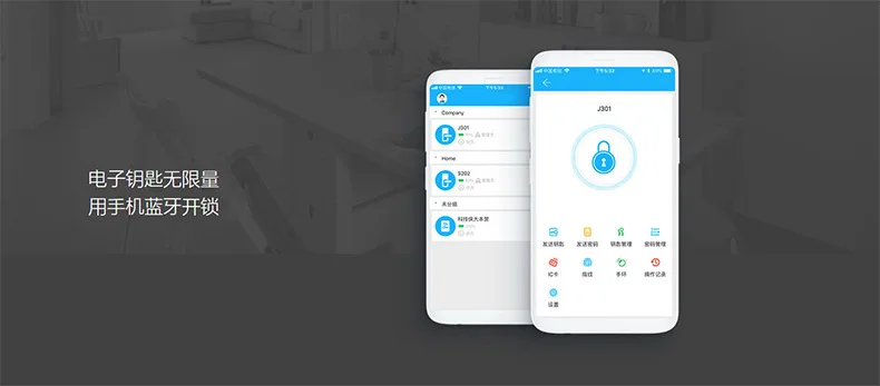 Ttlock мобильный телефон приложение дистанционное управление Блокировка Bluetooth цинковый сплав Материал сенсорный экран пароль вспомогательный дверной замок