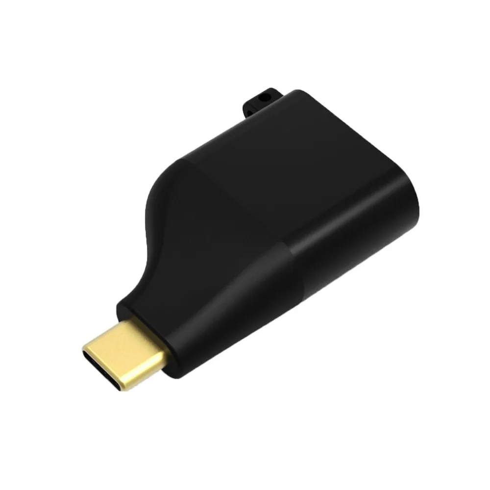 1 шт. Тип C к Hdmi 4 к 60 Гц адаптер Usb C к Dp конвертер мужчин и женщин с брелок стиль черный