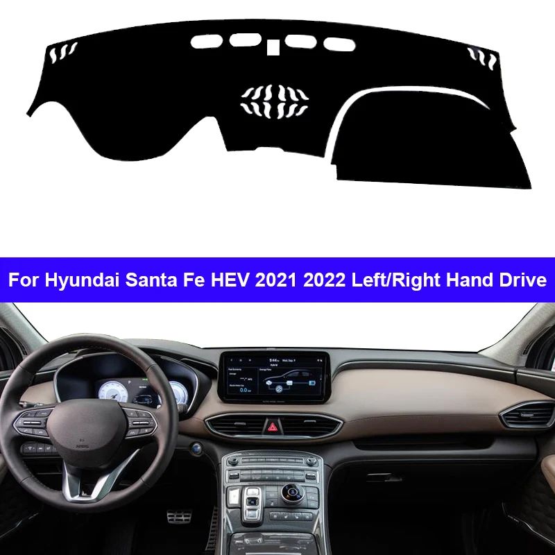 Car Auto Dashboard Cover Dashmat Carpet Cape For Hyundai Santa Fe Hev