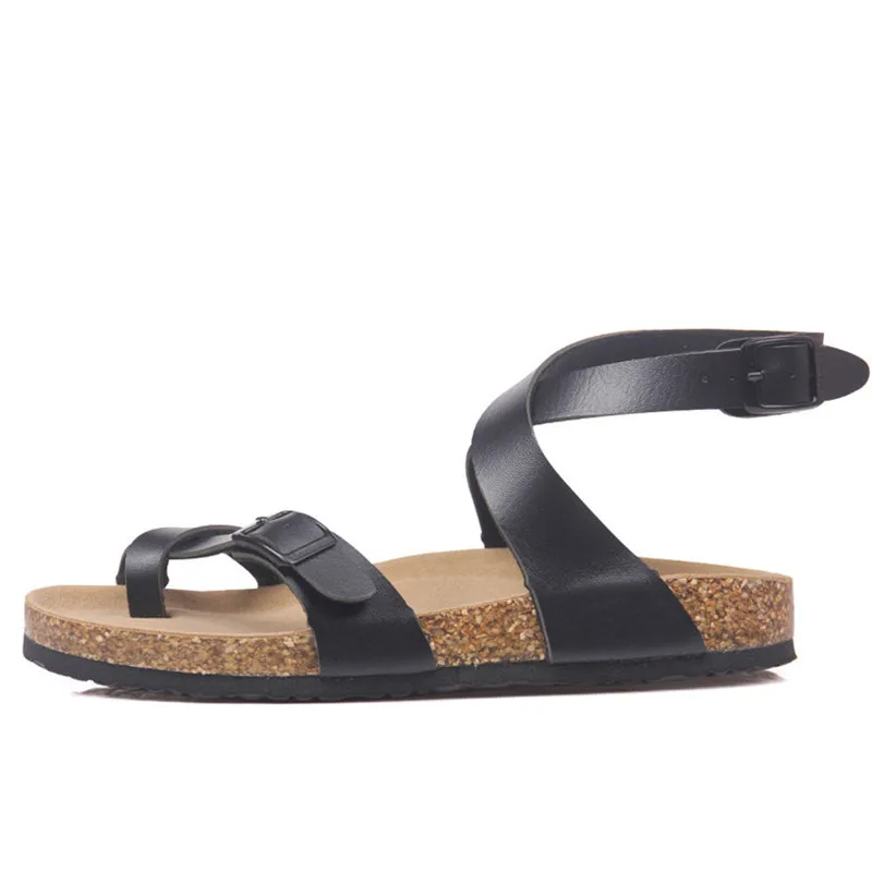 COSMAGIC Fashion Cork Sandals Women Casual Summer Beach Gladiator Non-slip Buckle Strap Sandalias Shoe women sandals