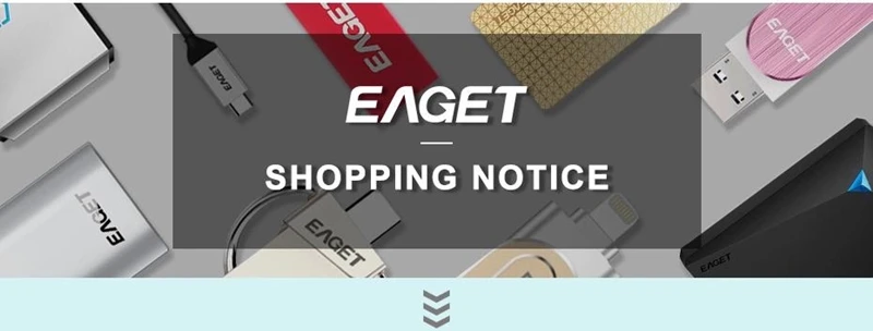 Eaget-Fingerprint USB Flash Drive, Pen drive criptografado,