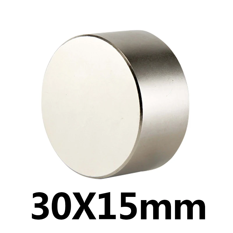 

2/4/6pcs 30x15mm Strong Earth Neodymium Permanent Magnet Disc Round Cylinder MagnetS Rare Powerful Magnet N35 30*15mm