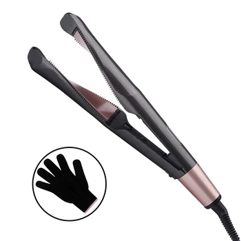 

2 In 1 Hair Straightener Curler Swashplate LCD Display Adjustable Temperature Ceramic Ionic Iron Flat Hair Styling Tool