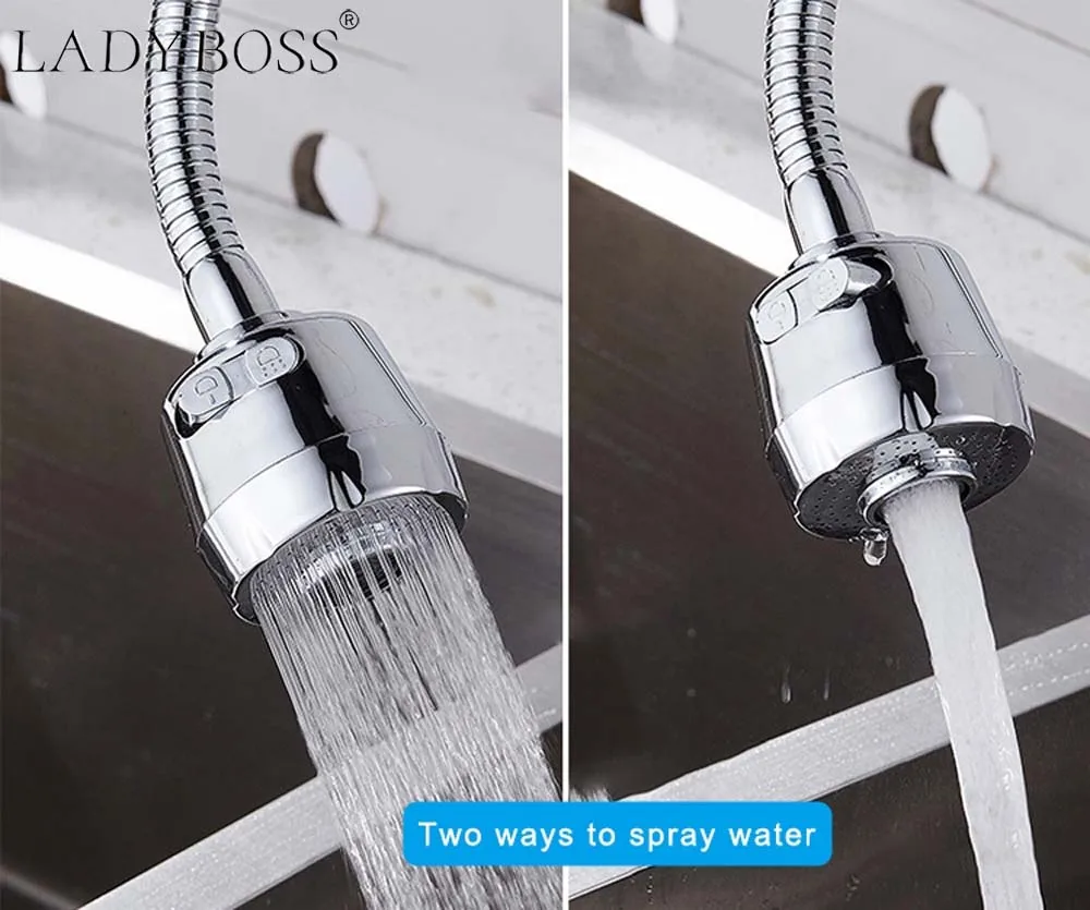 

LADYBOSS kitchen Faucet Accessories Plastic Faucet Head Parts Nozzle Spray Heads Save Water taps Adapter Connector