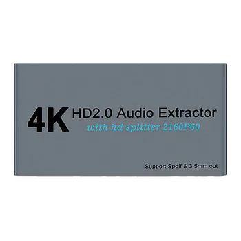 

HDMI Switcher o Splitter 4K HD 2.0 o Extractor Switcher for Laptop / Earphone / Player