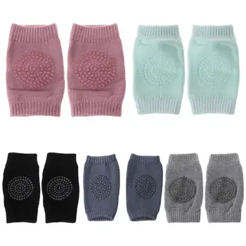

1 Pair Baby Knee Protector Pads Non Slip Safety Crawl Training Kid Elbow Cushion