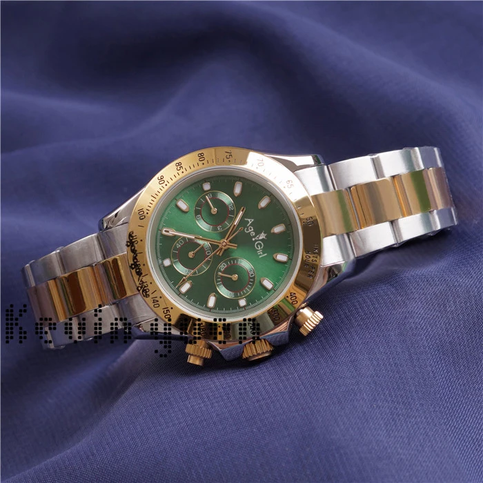 

Luxury Brand New Men Automatic Mechanical Watch Silver Gold Green Stainless Steel Sapphire Glass Daytona Classic Blue Watches