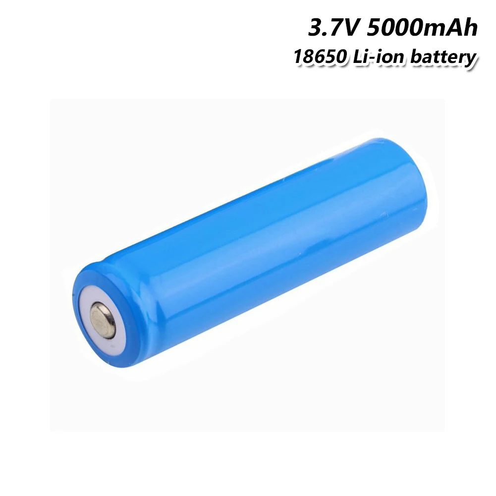 1 Pc Защищенный 18650 перезаряжаемый литиевый аккумулятор Li-po 5000mAh 3,7 V литий-ионный аккумулятор для электронной сигареты фонарик - Color: 1 Pc