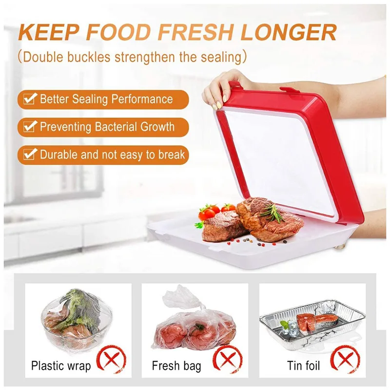 Kitchen Accessories Clever Tray Creative Food Preservation Plastic