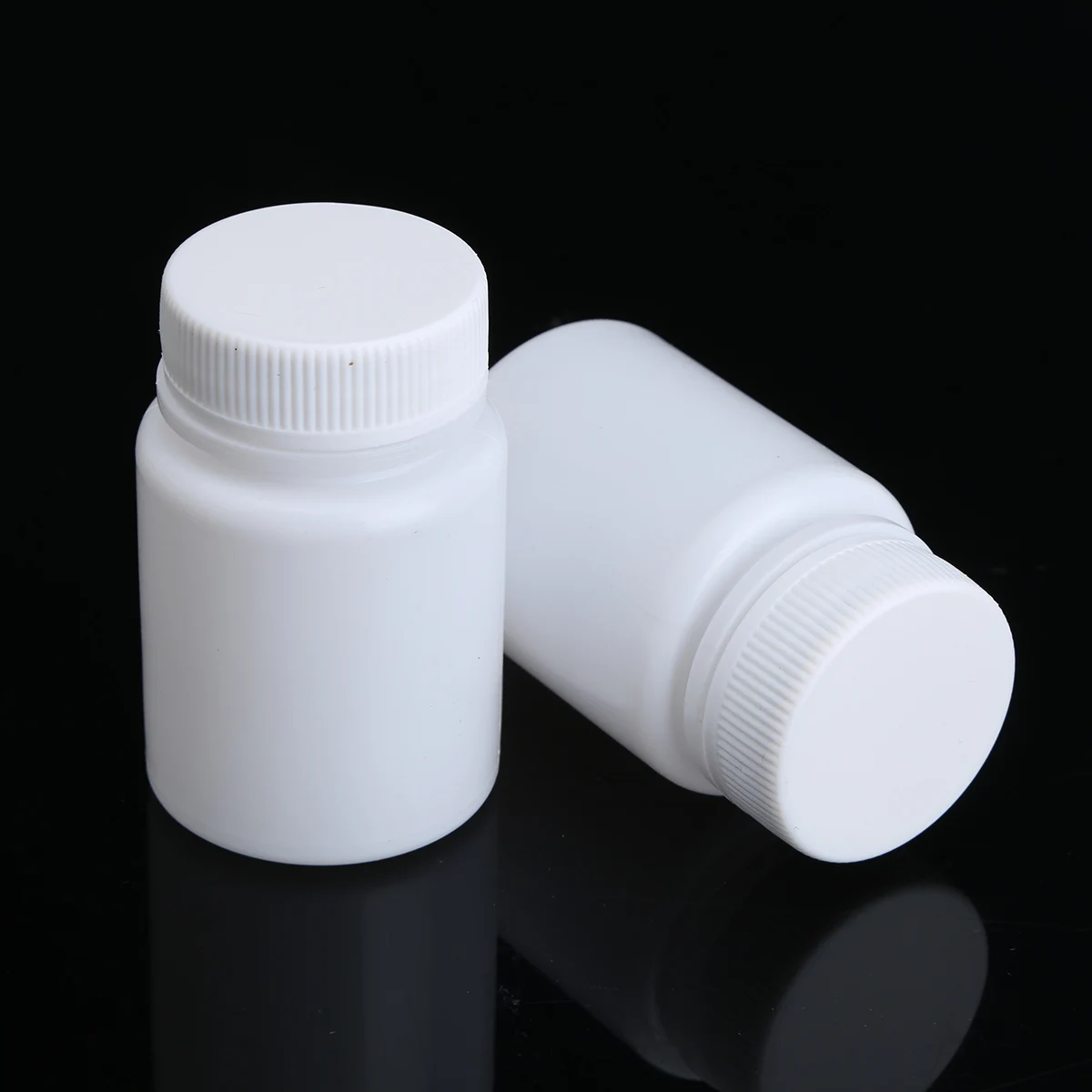 10pcs Pill Bottles Portable Plastic Medicine Bottles Tablet Storage Holder,Case