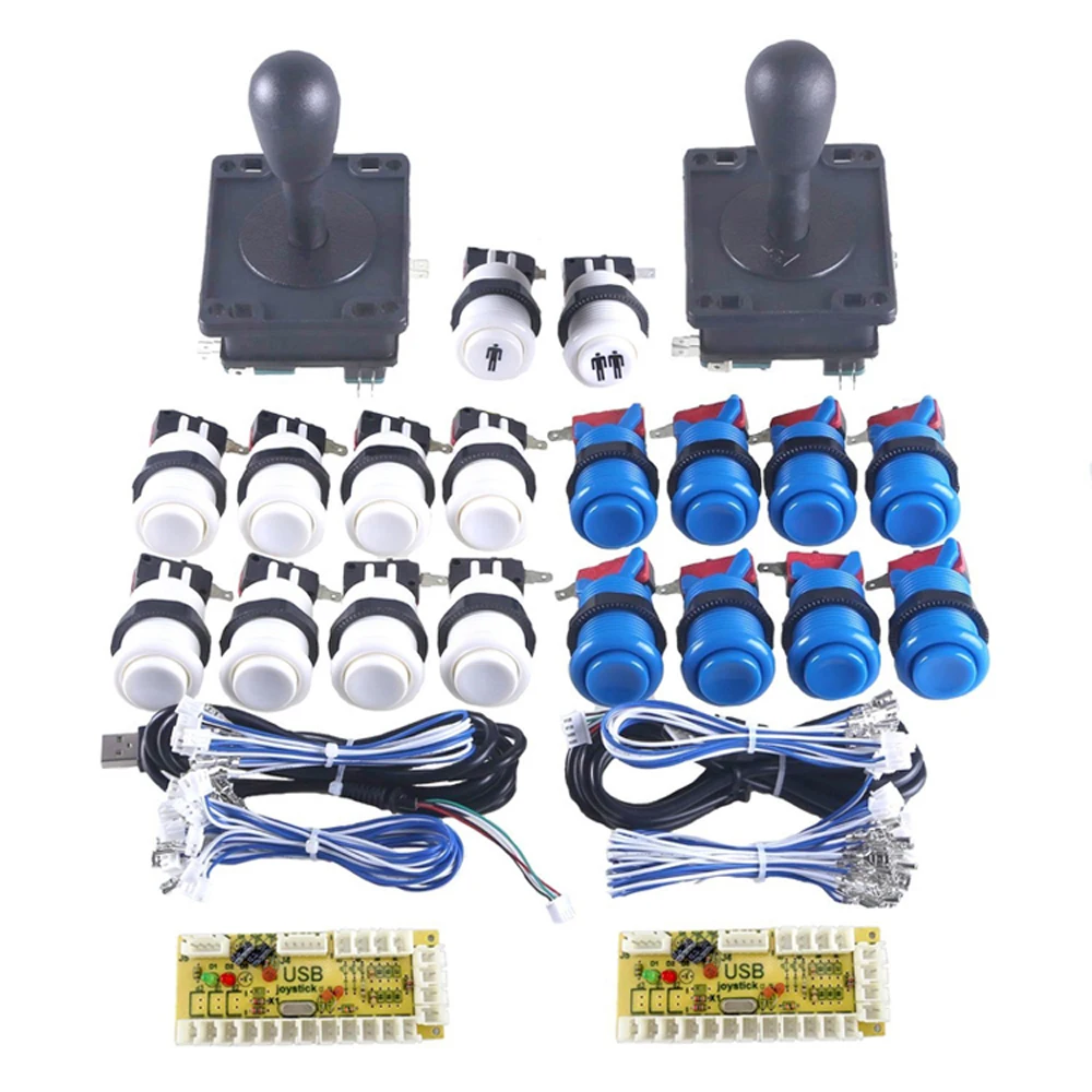 Аркадный джойстик DIY Kit Нулевая задержка аркадный DIY Kit USB энкодер для ПК аркадный испанский джойстик+ американские кнопки для аркадной игры Mame