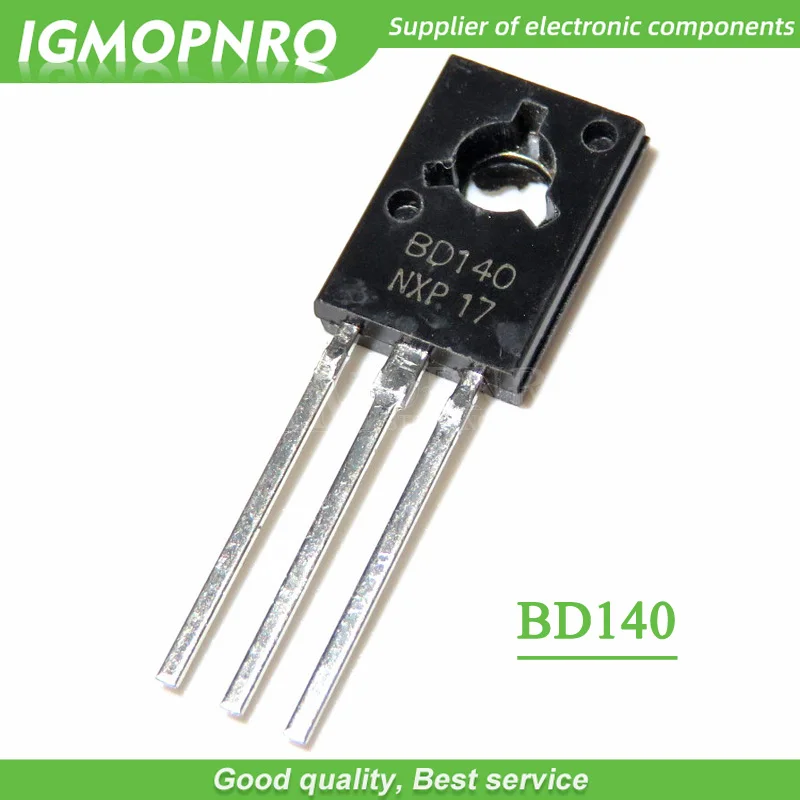 20pcs BD140 D140 TO 126 PNP 1.5A 80V NPN Epitaxial Triode новый оригинальный транзистор|triode transistor|npn