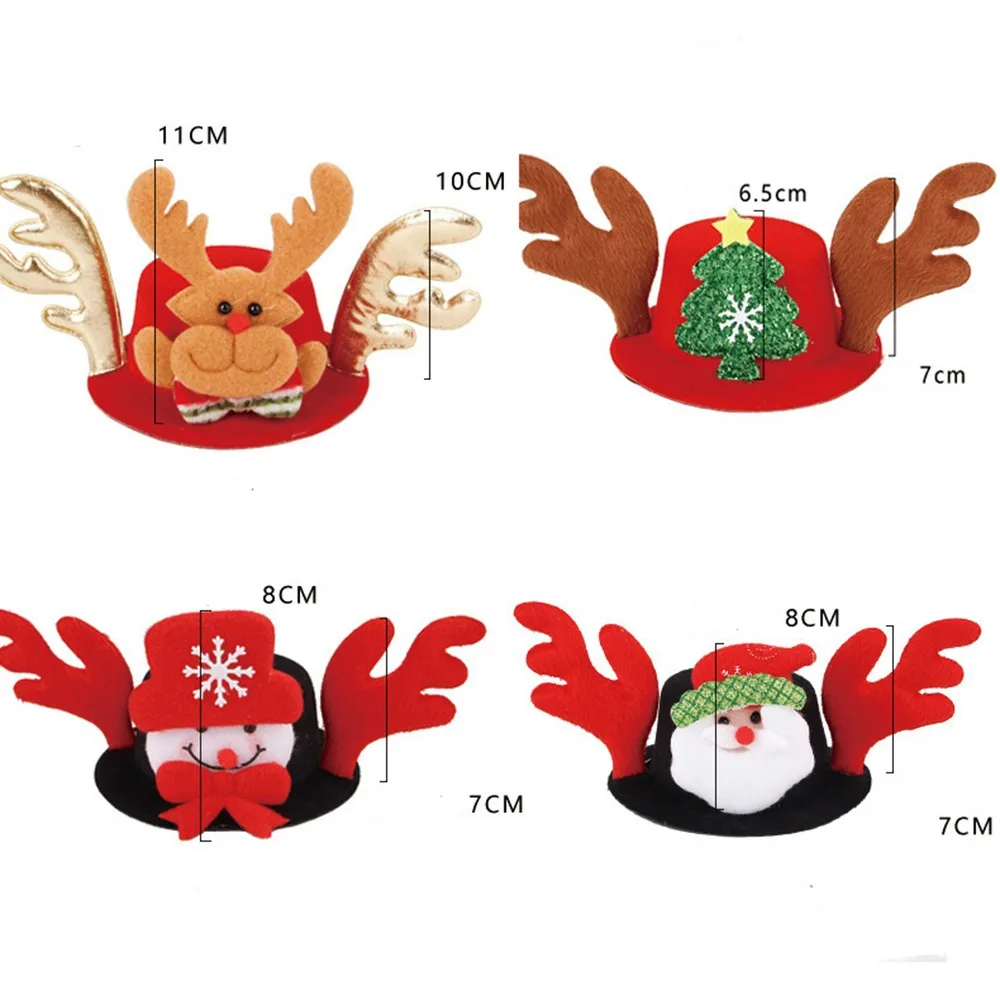 С рисунком собачки и котика Косплэй головной убор Santa Шапки Рождество для домашних собак и котов головные уборы одевания реквизит для Хэллоуина кошка