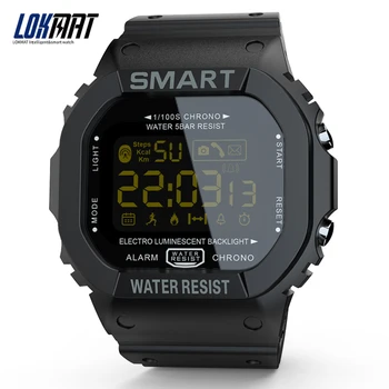 

LOKMAT MK22 Smart Watch Men Sport Fitness Pedometer Water Resistance Call Reminder Clock Digital SmartWatch For iOS Android