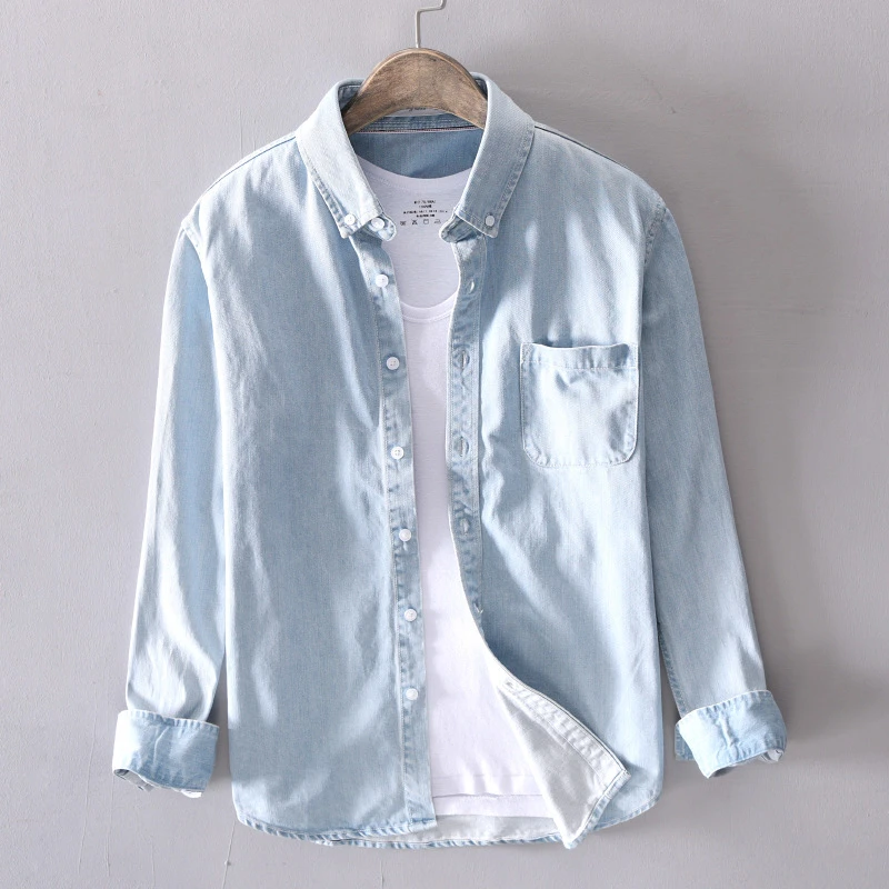 Cotton denim shirt Clearance