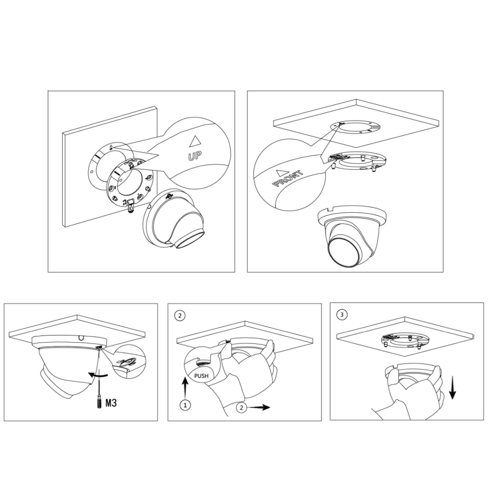 Slot para Cartão H.265 + 30 Original Dahua Built-in Mic sd m ir Ivs Wdr Onvif Ip67 Starlight Globo Ocular Câmera ip Ipc-hdw2531tm-as 5mp Poe 7 Cheap Câmeras de vigilância