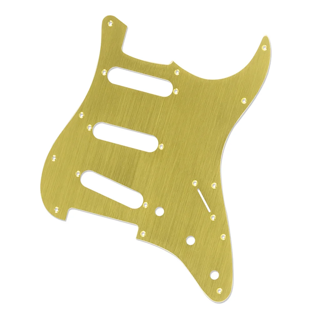 SSS 11-Hole электрическая гитара защитная пластина Strat для гитары задняя крышка для американской стандартная гитара золотые аксессуары для электрогитары