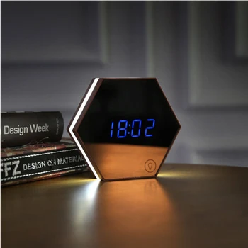 

Led Despertador Alarm Clock Desk Digital Table Bedside Electronic Clocks Night Light Creative Alarms Multi Function 60A0091