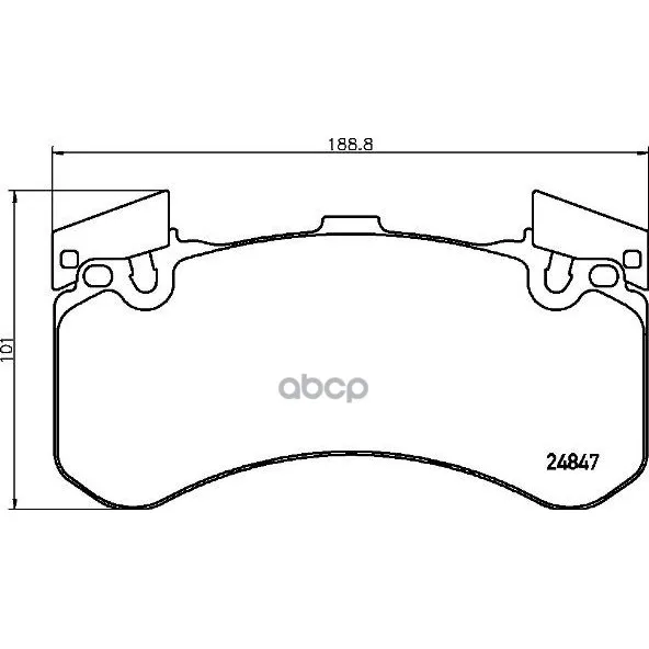 Brake pads P85136 Brembo. P85136