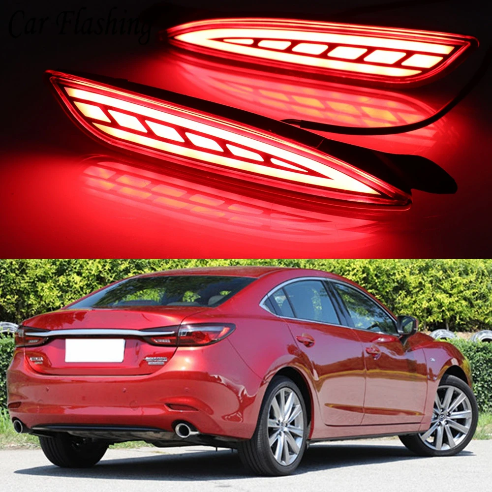 2 предмета в комплекте для Mazda 6 Mazda6 Atenza 2019 2020 Автомобильный светодиодный задний
