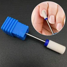 1 шт. керамический сверло для ногтей вращающиеся заусенцы резцы для фрезы для маникюра педикюра Инструменты для ногтей дрель